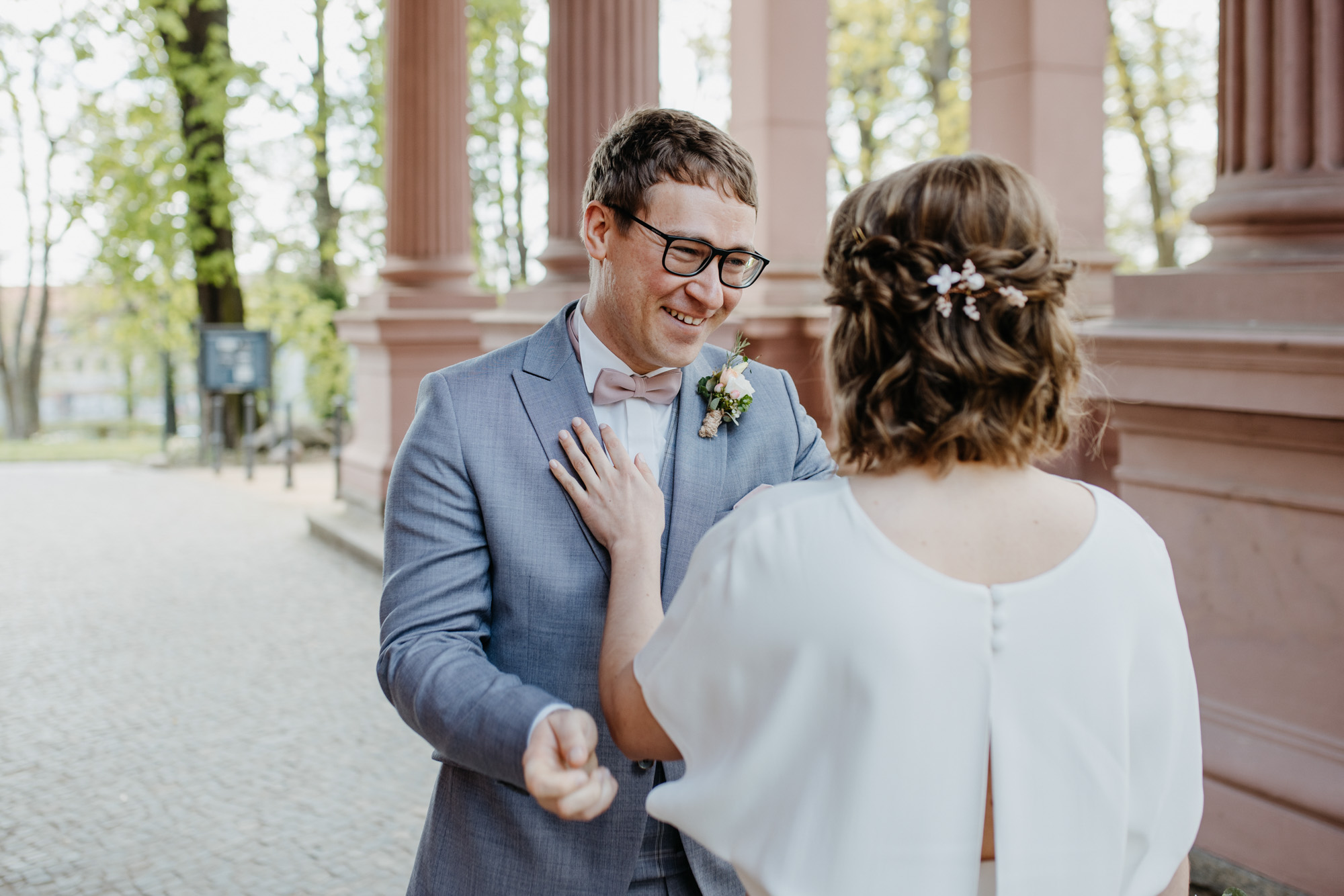 Herr von Lux Hochzeitsfotograf Potsdam Hochzeit Schloss Biesdorf Berlin