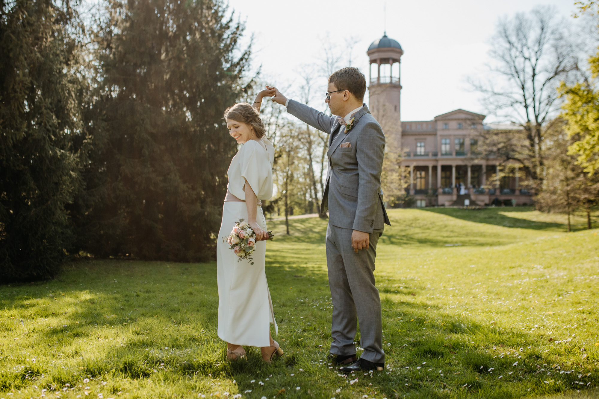 Herr von Lux Hochzeitsfotograf Potsdam Hochzeit Schloss Biesdorf Berlin